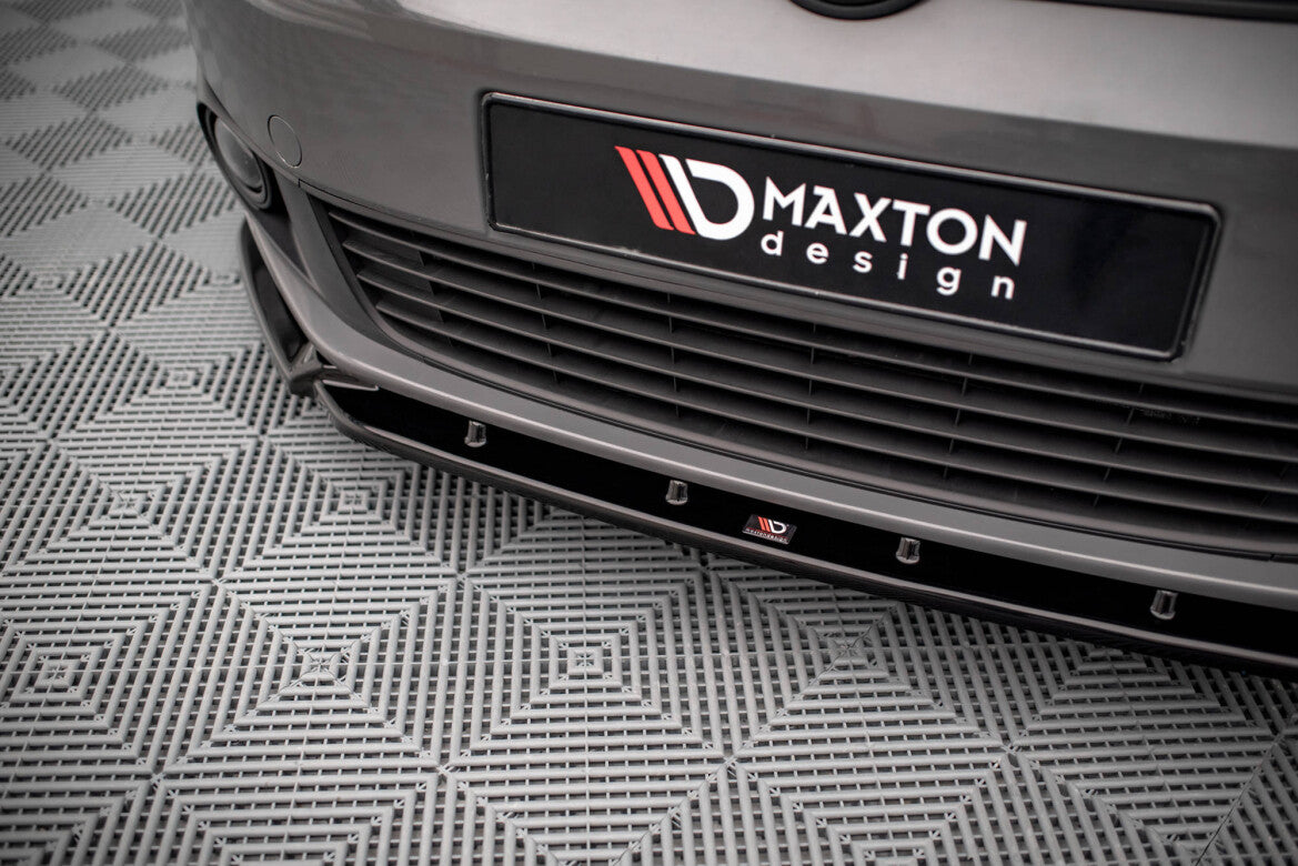 Frontlippe passend für VW Caddy Mk3 FL schwarz Hochglanz