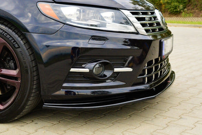Frontlippe passend für VW CC R-LINE schwarz Hochglanz