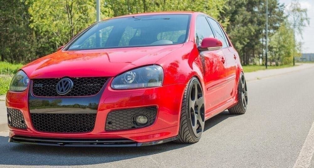Frontlippe passend für VW Golf 5 GTI (für GTI 30TH Frontansatz) schwarz Hochglanz