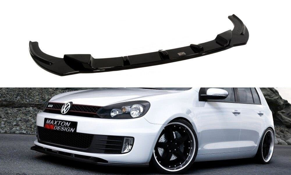 Frontlippe passend für VW Golf 6 GTI schwarz Hochglanz