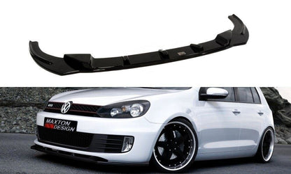 Frontlippe passend für VW Golf 6 GTI schwarz Hochglanz