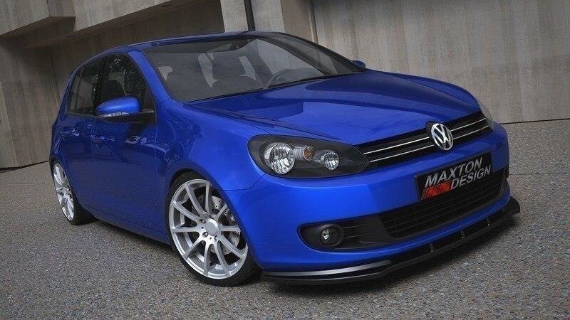 Frontlippe passend für VW Golf 6 schwarz Hochglanz