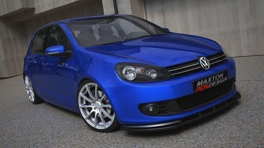 Frontlippe passend für VW Golf 6 schwarz Hochglanz