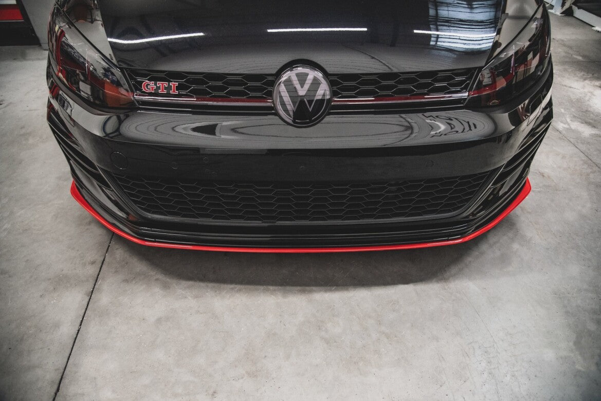 Frontlippe passend für VW Golf 7 GTI TCR rot Hochglanz
