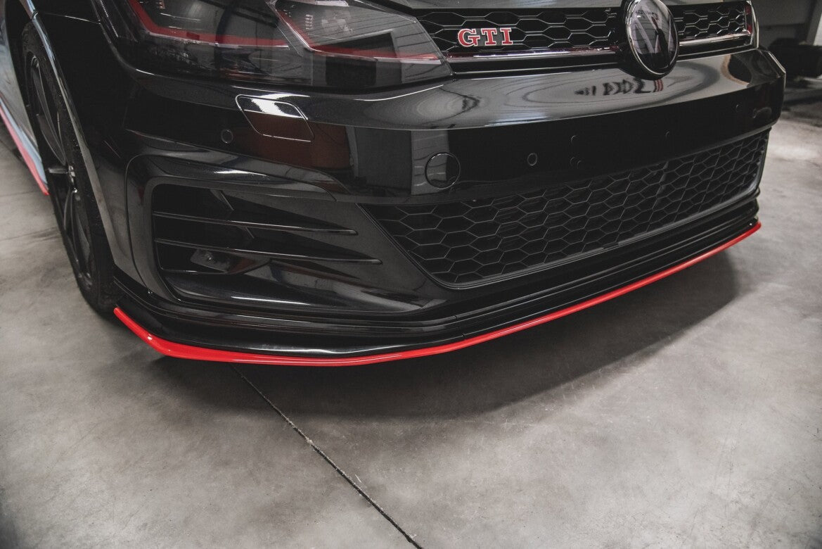 Frontlippe passend für VW Golf 7 GTI TCR rot Hochglanz
