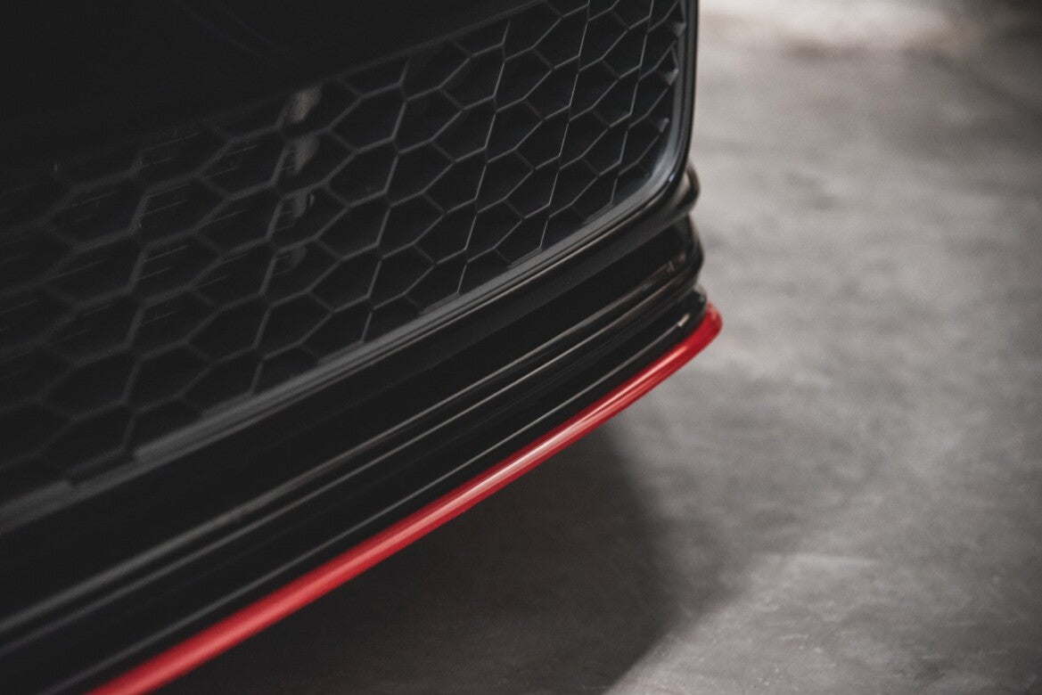 Frontlippe passend für VW Golf 7 GTI TCR rot Hochglanz
