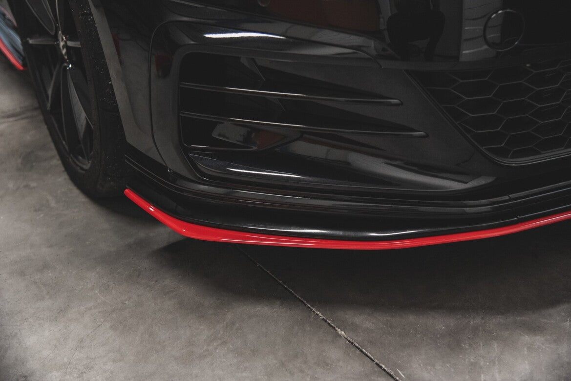 Frontlippe passend für VW Golf 7 GTI TCR rot Hochglanz