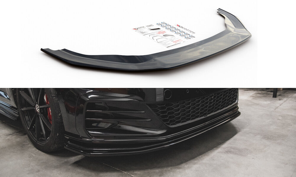 Frontlippe passend für VW Golf 7 GTI TCR schwarz Hochglanz