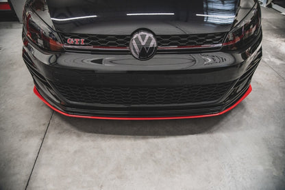 Frontlippe passend für VW Golf 7 GTI TCR schwarz Hochglanz