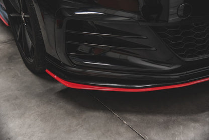 Frontlippe passend für VW Golf 7 GTI TCR schwarz Hochglanz