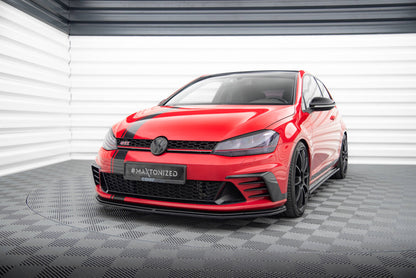 Frontlippe passend für VW Golf GTI Clubsport Mk7 schwarz Hochglanz