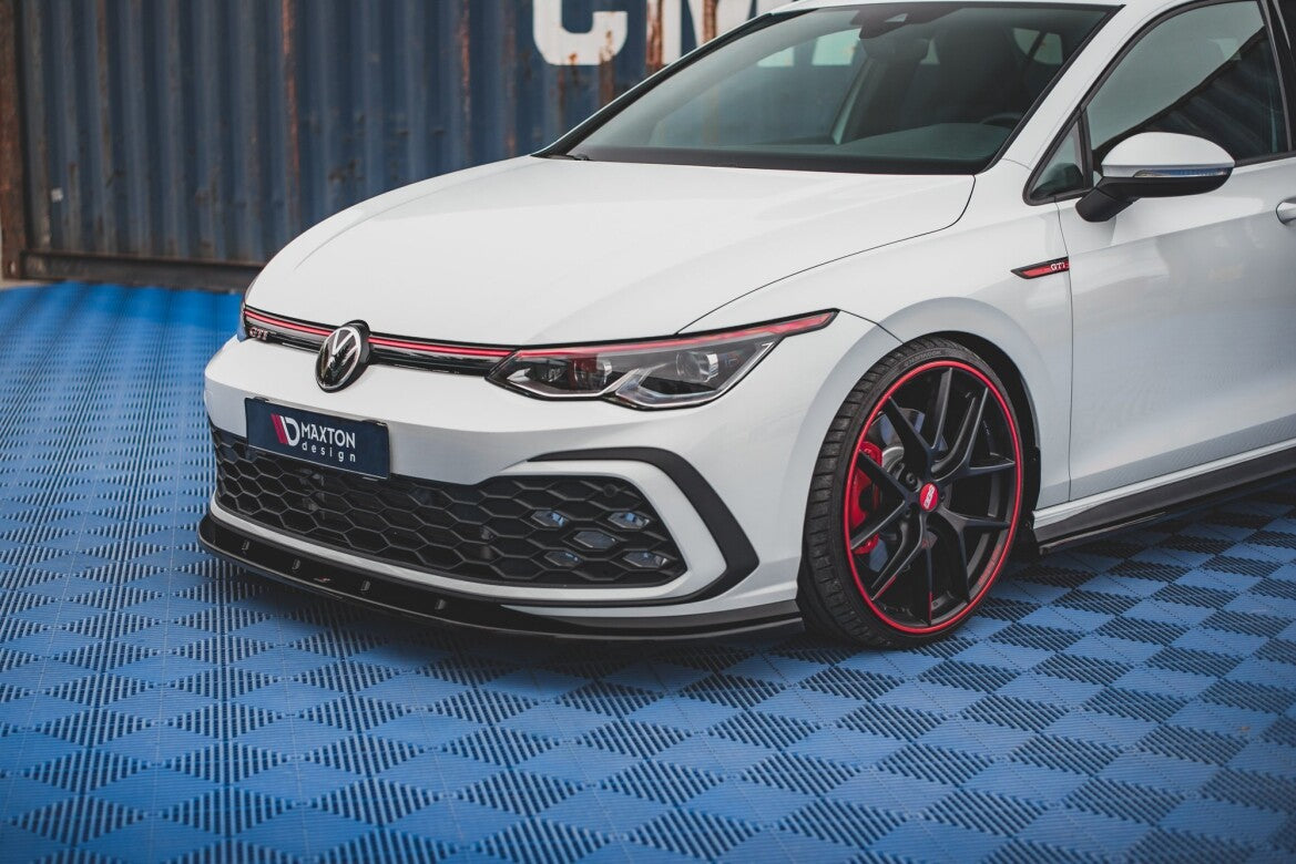Frontlippe passend für VW Golf GTI / GTE / GTD / R-Line Mk8 schwarz Hochglanz