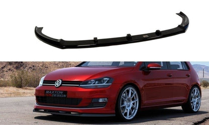 Frontlippe passend für VW Golf Mk7 For Sport Pack schwarz Hochglanz