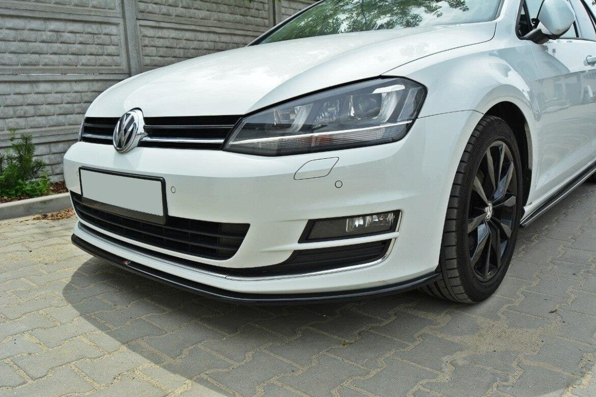 Frontlippe passend für VW Golf Mk7 schwarz Hochglanz