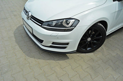 Frontlippe passend für VW Golf Mk7 schwarz Hochglanz