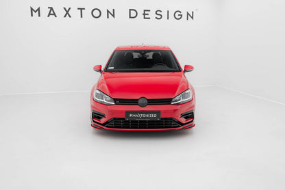 Frontlippe passend für VW Golf R / R-Line Mk7 FL rot Hochglanz