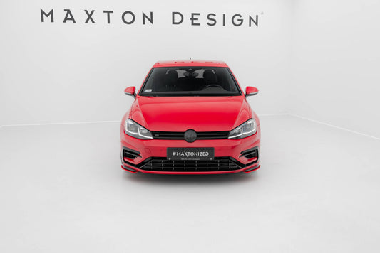 Frontlippe passend für VW Golf R / R-Line Mk7 FL rot Hochglanz