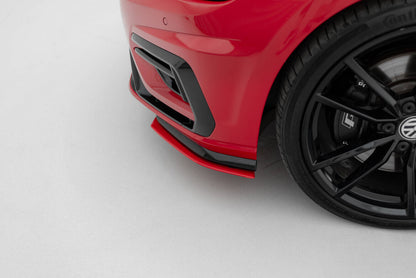 Frontlippe passend für VW Golf R / R-Line Mk7 FL rot Hochglanz