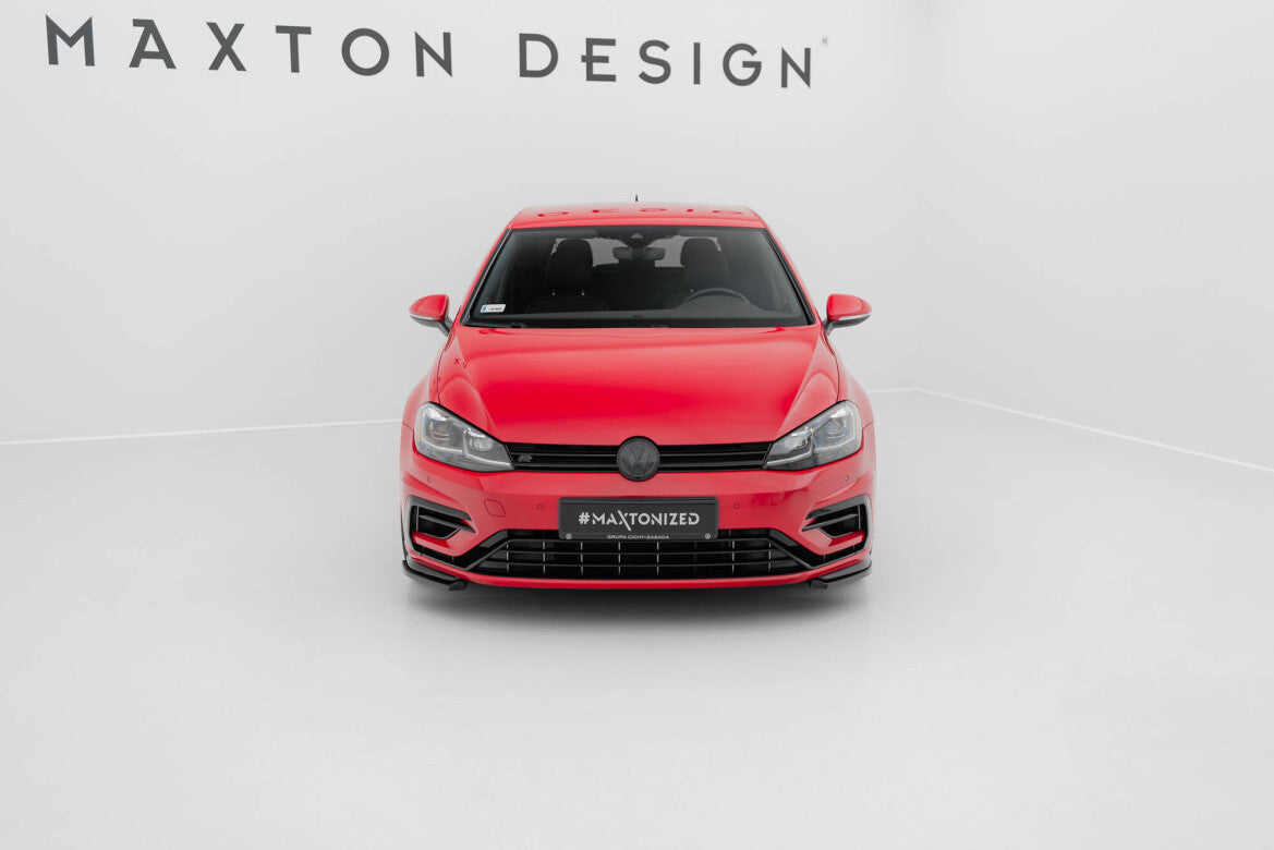 Frontlippe passend für VW Golf R / R-Line Mk7 FL schwarz Hochglanz