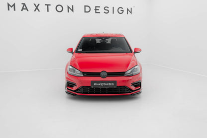 Frontlippe passend für VW Golf R / R-Line Mk7 FL schwarz Hochglanz