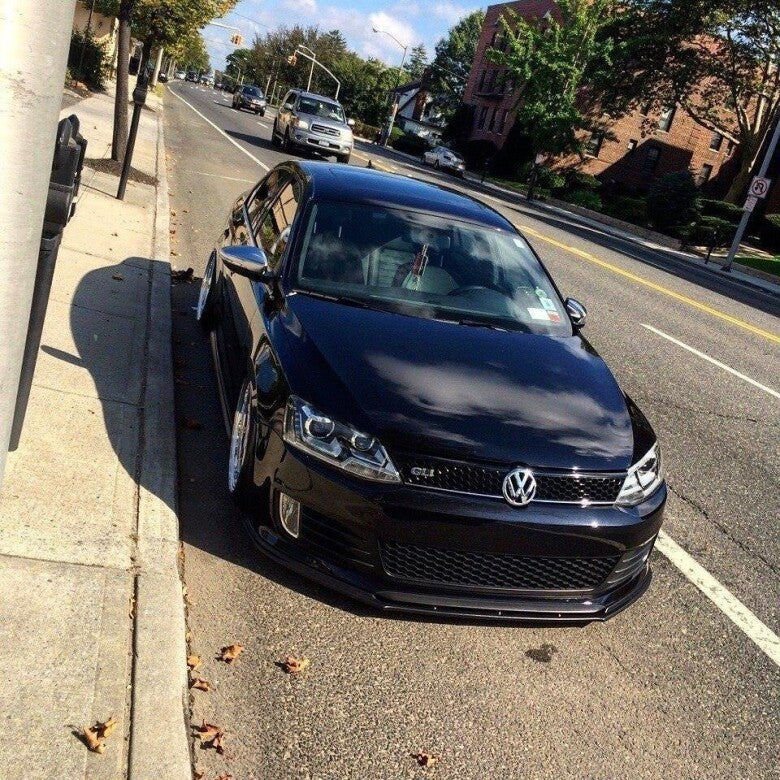 Frontlippe passend für VW Jetta VI GLI schwarz Hochglanz