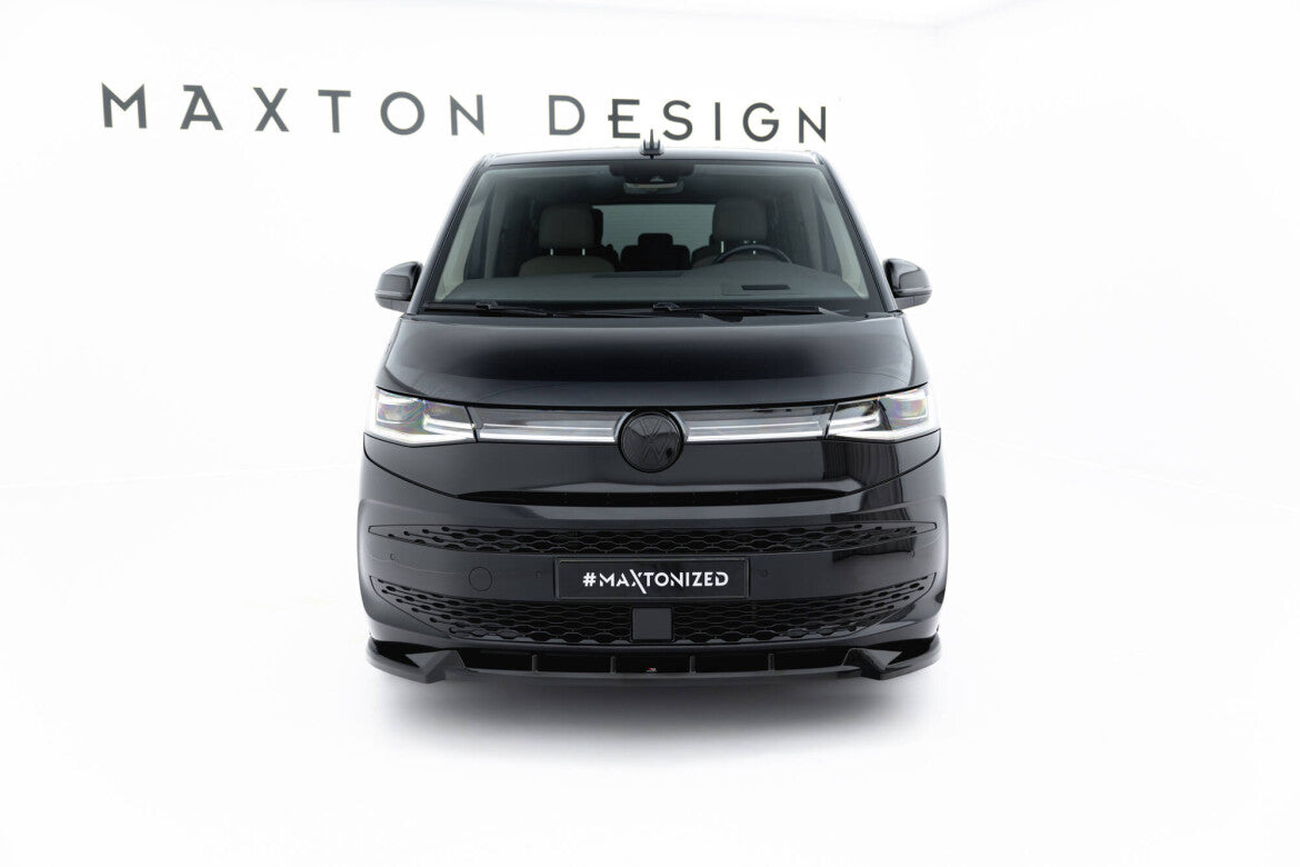 Frontlippe passend für VW Multivan Long T7 schwarz Hochglanz