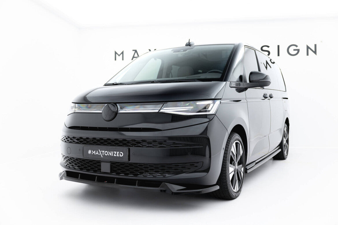 Frontlippe passend für VW Multivan Long T7 schwarz Hochglanz