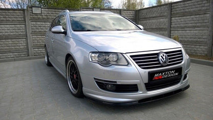 Frontlippe passend für VW Passat B6 R-LINE schwarz Hochglanz