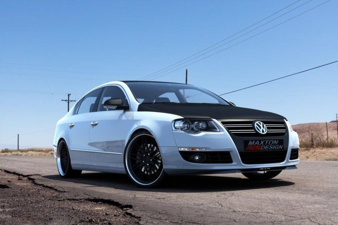 Frontlippe passend für VW Passat B6 schwarz Hochglanz