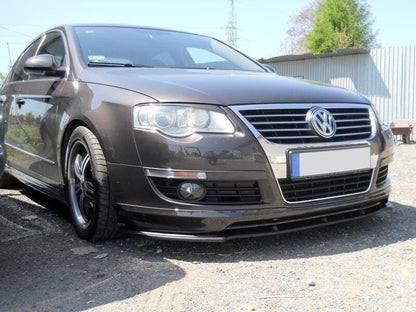 Frontlippe passend für VW Passat B6 VOTEX schwarz Hochglanz