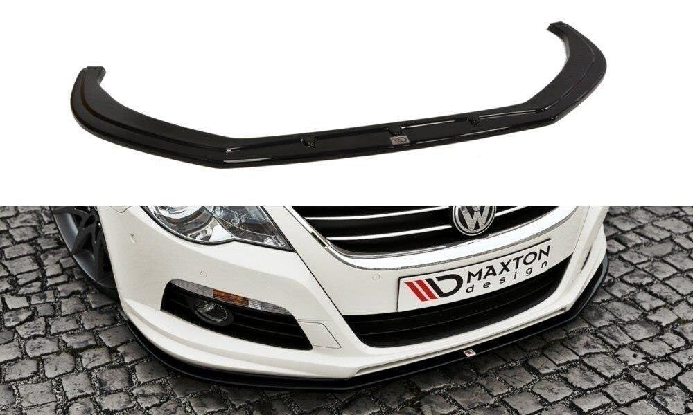 Frontlippe passend für VW Passat CC R36 RLINE (vor FL) schwarz Hochglanz