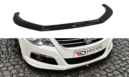 Frontlippe passend für VW Passat CC R36 RLINE (vor FL) schwarz Hochglanz