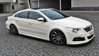 Frontlippe passend für VW Passat CC R36 RLINE (vor FL) schwarz Hochglanz