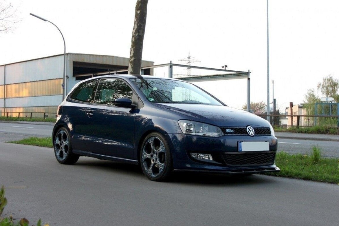 Frontlippe passend für VW Polo Mk5 schwarz Hochglanz