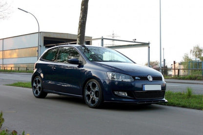 Frontlippe passend für VW Polo Mk5 schwarz Hochglanz
