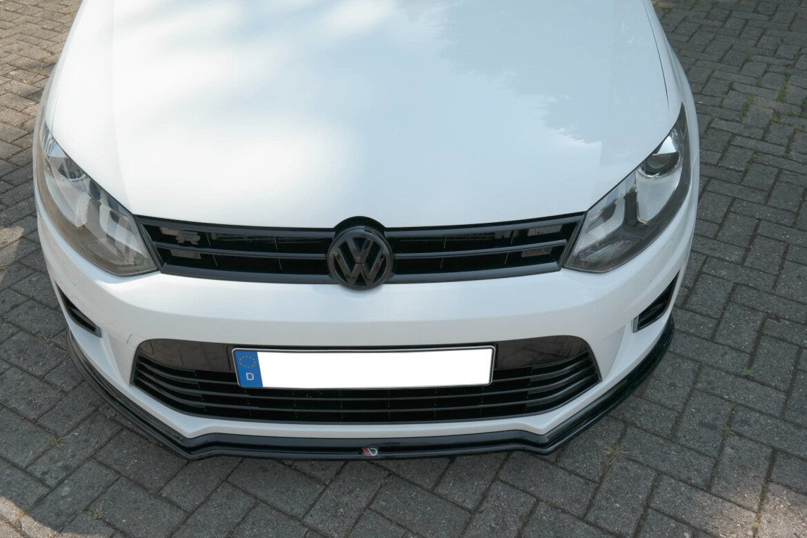 Frontlippe passend für VW Polo WRC Mk5 schwarz Hochglanz