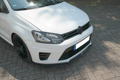 Frontlippe passend für VW Polo WRC Mk5 schwarz Hochglanz