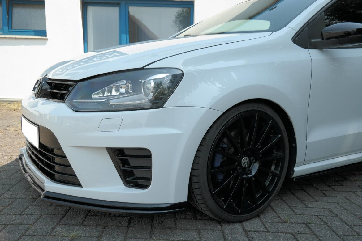 Frontlippe passend für VW Polo WRC Mk5 schwarz Hochglanz