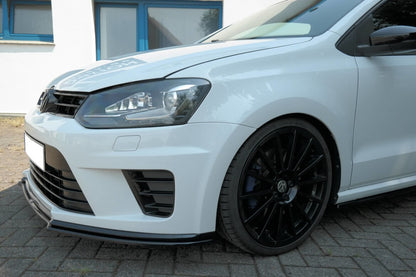 Frontlippe passend für VW Polo WRC Mk5 schwarz Hochglanz