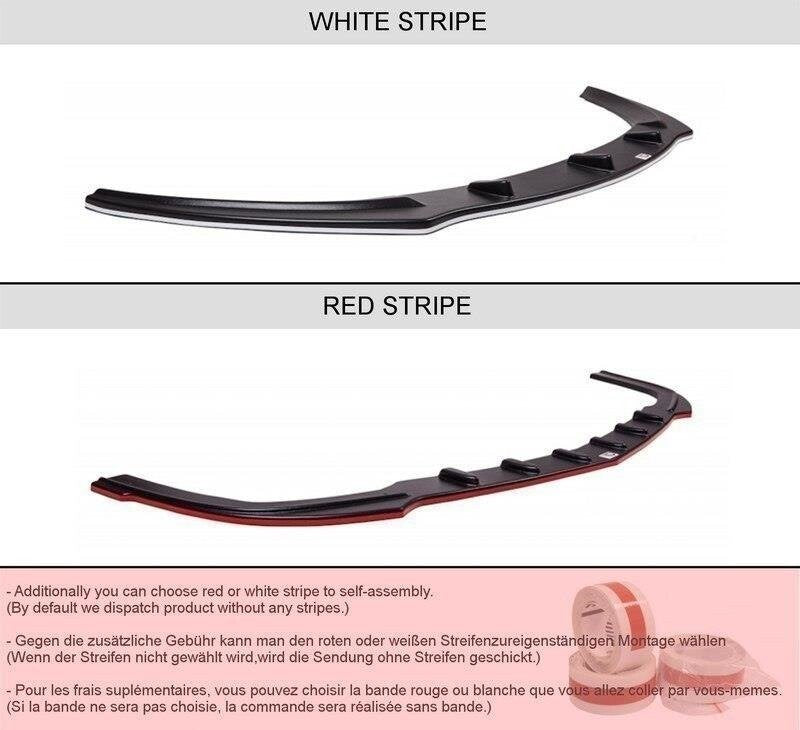 Frontlippe passend für VW Scirocco R-LINE schwarz Hochglanz