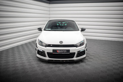 Frontlippe passend für VW Scirocco R schwarz Hochglanz