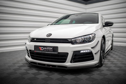 Frontlippe passend für VW Scirocco R schwarz Hochglanz
