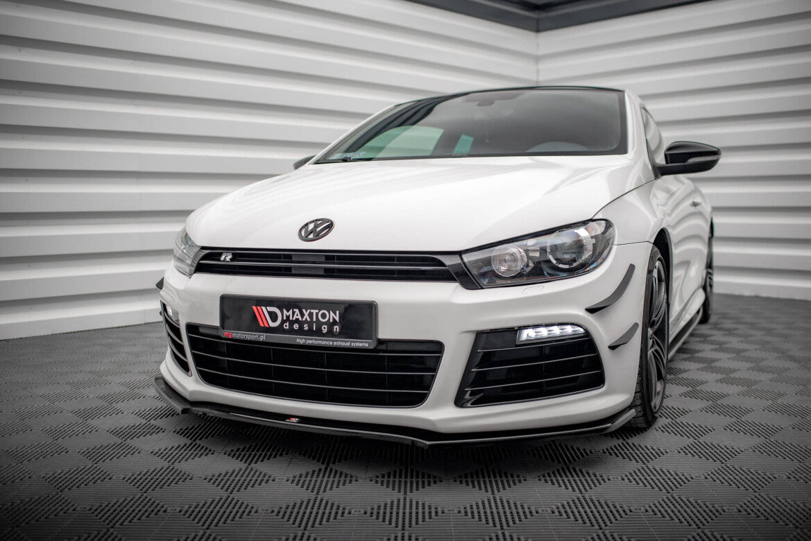 Frontlippe passend für VW Scirocco R ver2 schwarz Hochglanz