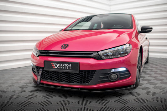 Frontlippe passend für VW Scirocco schwarz Hochglanz