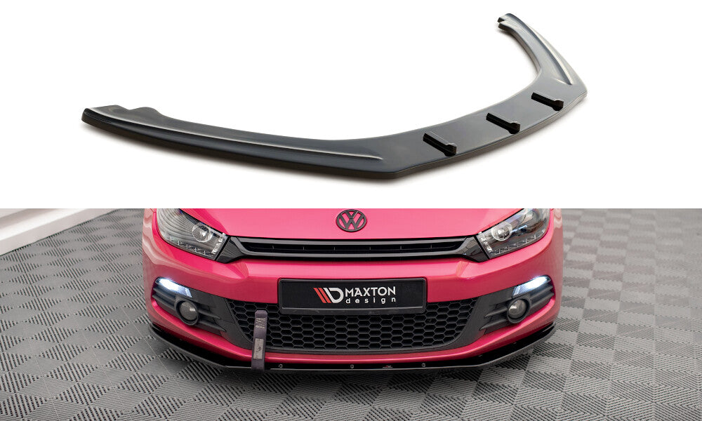 Frontlippe passend für VW Scirocco schwarz Hochglanz