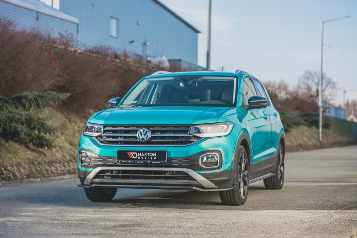 Frontlippe passend für VW T-Cross schwarz Hochglanz