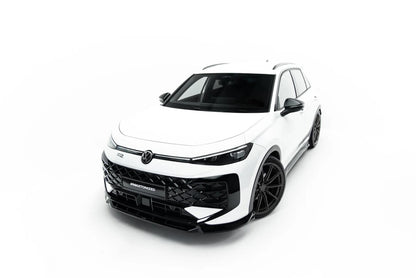 Frontlippe passend für VW T-Roc R-Line Mk2 schwarz Hochglanz