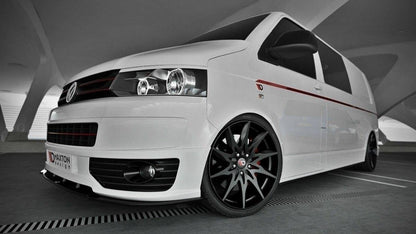 Frontlippe passend für VW T5 SPORTLINE schwarz Hochglanz