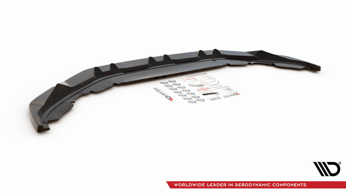 Frontlippe passend für VW Tiguan Mk2 schwarz Hochglanz