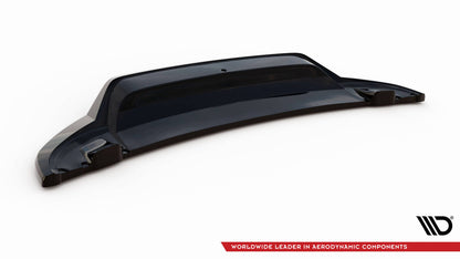 Frontlippe passend für VW Touareg Mk2 schwarz Hochglanz